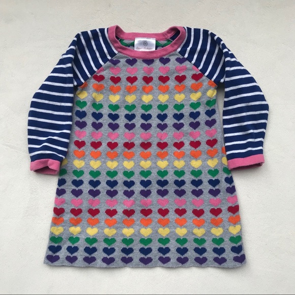 Hanna Andersson Other - Hanna Andersson Rainbow Sweater (Dress?) Sz 3T 90